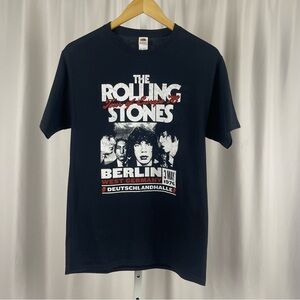 The Rolling Stones Small Berlin Tour Of Europe 1976 Tee Retro Concert Rock Band